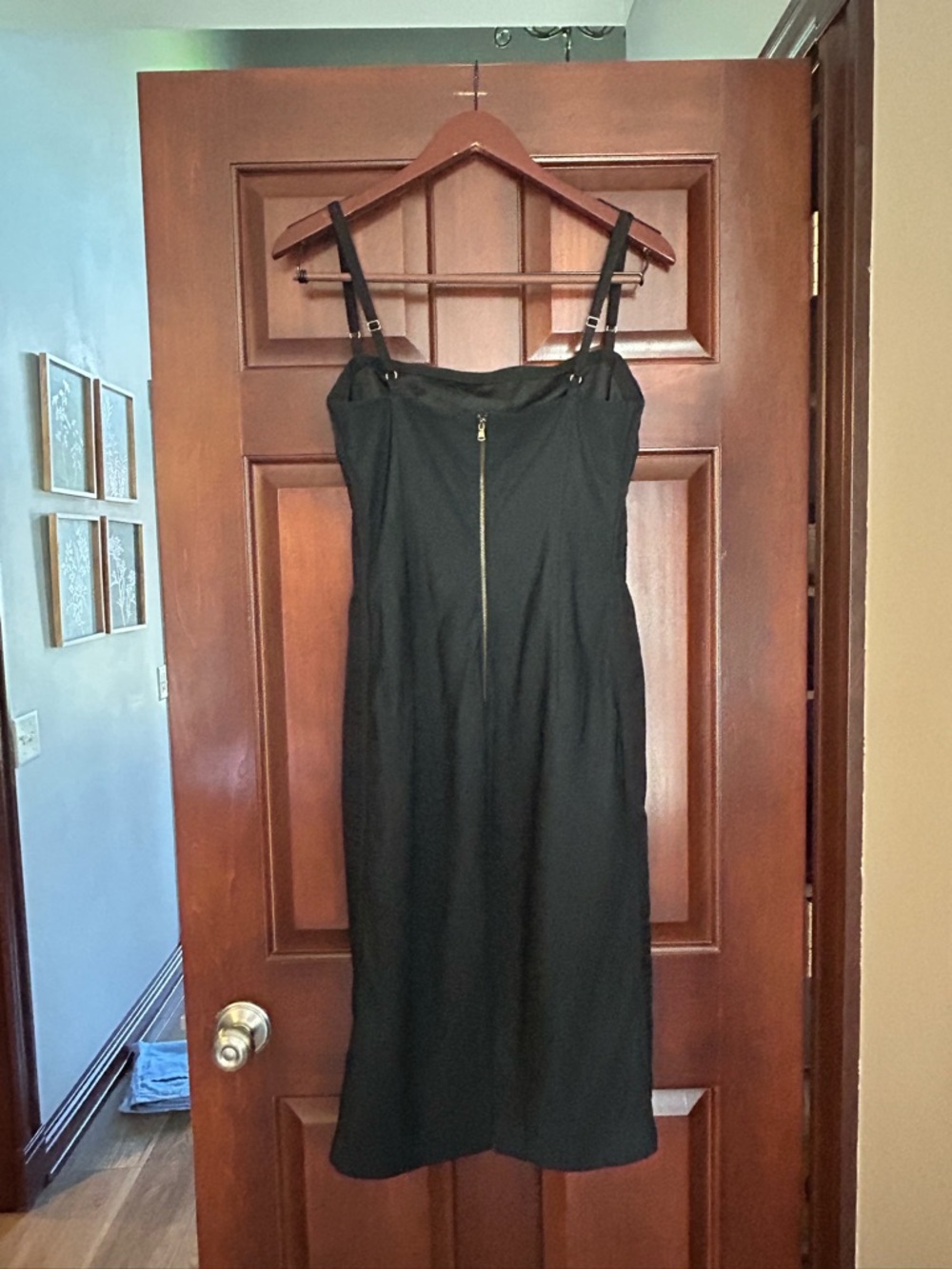 Dolce & Gabbana D&G Black Silk Blend  Midi Dress IT 42 US 6 - Picture 3 of 10